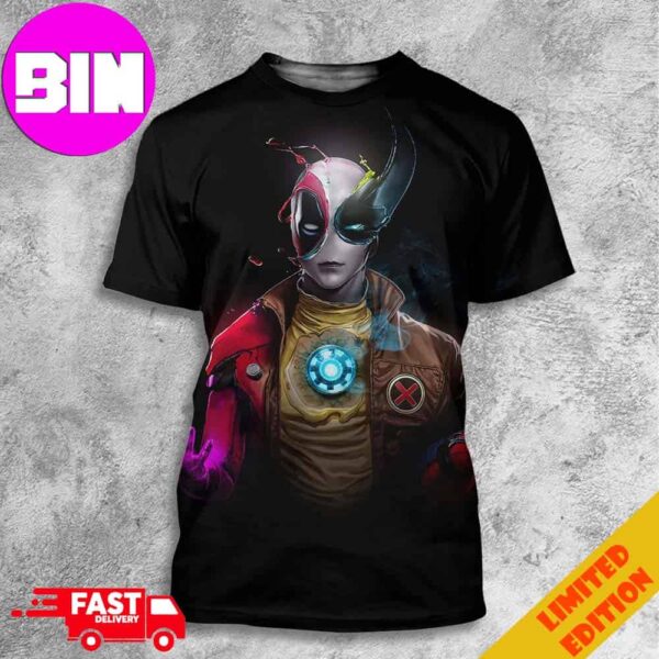 Morph X-Men 97 But He Is Deadpool Or Wolverine Or Spiderman Or Iron Man Or Gambit Guess Who All Over Print Unisex T-Shirt