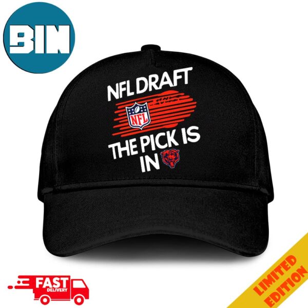 NFL Draft The Pick Is In Chicago Bear Classic Hat-Cap Snapback