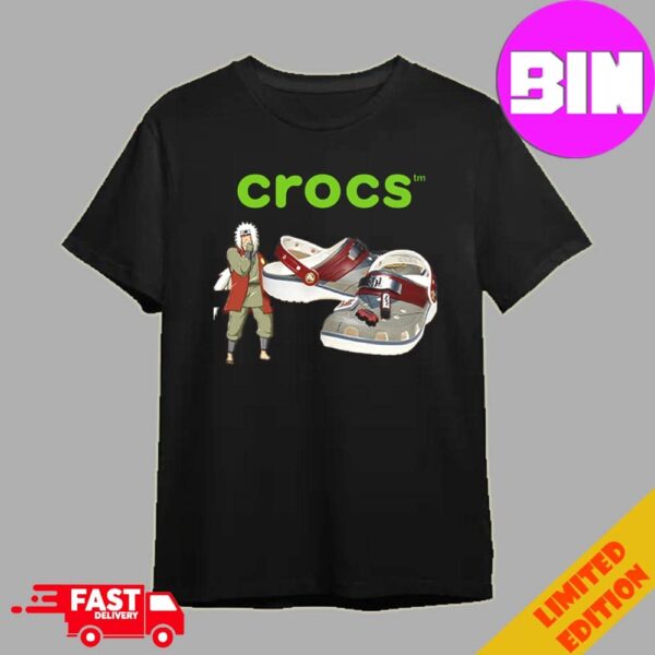 Naruto X Crocs Clog Jiraiya Releasing June 6th 2024 Unisex Sneaker T-Shirt