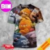 New Moana 2 Themed Poster For The Garfield Movie 2024 All Over Print Unisex T-Shirt