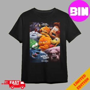 New Inside Cat Out Door Adventure Now In Theaters Make Room For Animals Poster For The Garfield Movie 2024 Family Movie in America Unisex Essentials T-Shirt