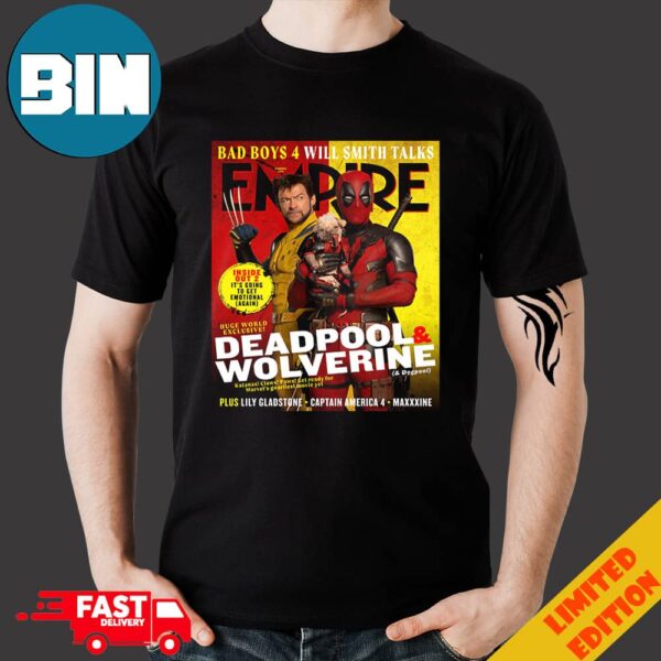 New Look At Deadpool And Wolverine Source Empire Magazine T-Shirt