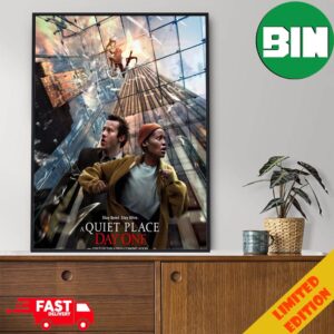 New Poster For A Quiet Place Day One Stay Quiet Stay Alive Poster Canvas