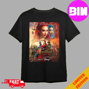 New Poster For Descendants The Rise Of Red Releasing On Disney On July 12 Unisex Essentials T-Shirt