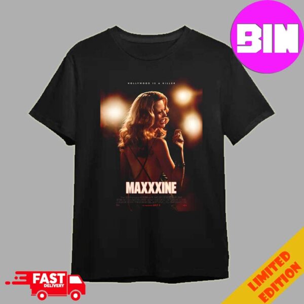New Poster For Maxxxine Releasing In Theater On July 5 Unisex Essentials T-Shirt