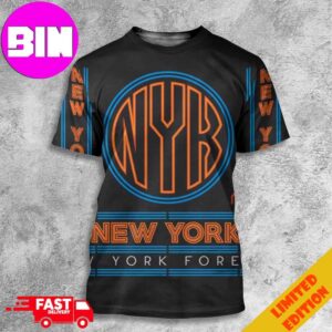 New York Knicks Athlete Logo New York Forever 3D Unisex T-Shirt