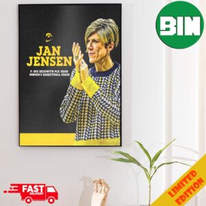 Next Head Coach Of Iowa Hawkeyes Jan Jensen P Sue Beckwith MD Head Women Basketball Coach Poster Canvas