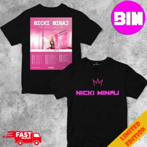 Nicki Minaj Pink Friday 2 World Tour 2024 North America Leg 2 Schedule List Date Two Sides Unisex Essentials T-Shirt
