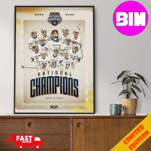 Notre Dame Dominated The 2024 Di Men’s Lacrosse National Championship To Claim Their Second-Straight National Title Home Decor Poster Canvas