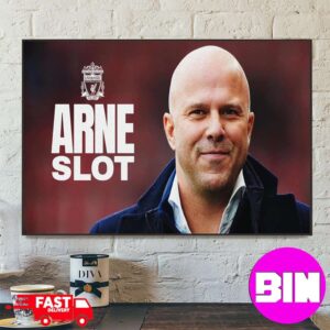 Official Arne Slot Become The New Head Coach For Liverpool FC In The 2024 Premier League Home Decor Poster Canvas