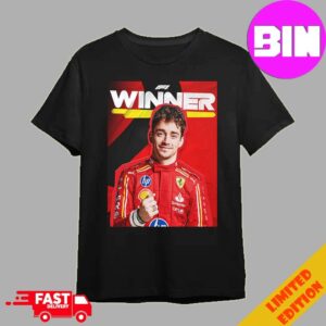 Official Charles Leclerc Wins The Monaco Grand Prix 2024 Essentials T-Shirt