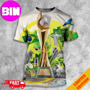 Official FIFA Women’s World Cup 2027 Will Be Hosted By Brazil 3D Unisex T-Shirt