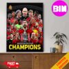 Congratulations Official Man UTD Champions FA Cup 2024 Home Decor Poster Canvas