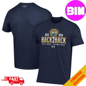 Official Notre Dame Fighting Irish Back-To-Back NCAA Men’s Lacrosse National Champions Two Sides Unisex Essentials T-Shirt
