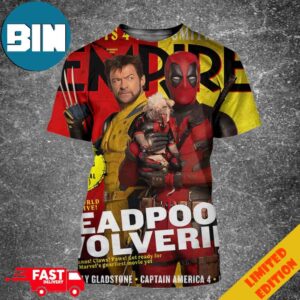Official Poster For Deadpool And Wolverine Source Empire Magazine All Over Print Shirt