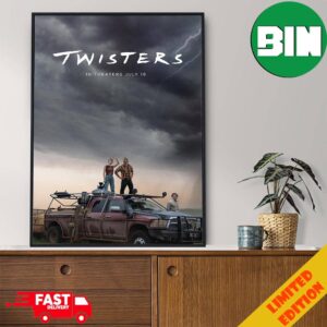Official Poster For Twisters Releasing In Theaters On July 19 Poster Canvas