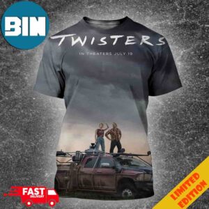 Official Poster For Twisters Releasing In Theaters On July 19 Unisex 3D T-Shirt