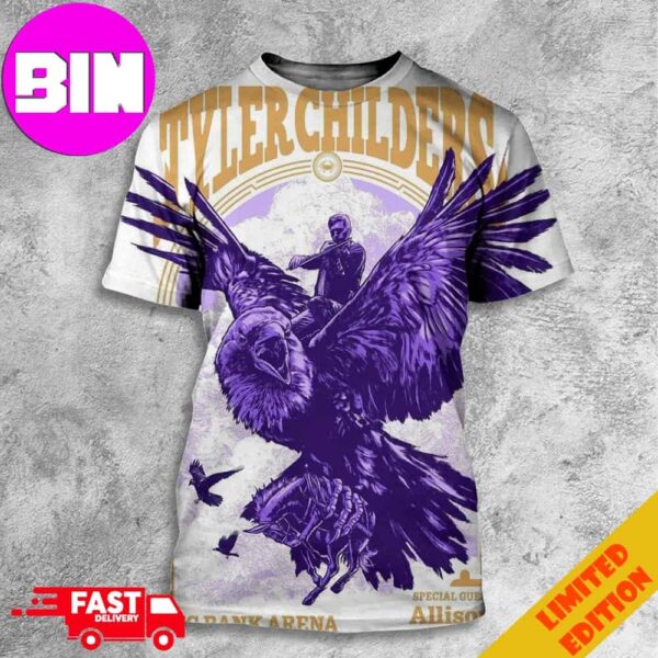 Official Poster Tyler Childers Show 2024 At CFG Bank Arena Baltimore MD On May 27 With Allison Russell All Over Print Unisex T-Shirt