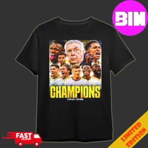 Official Real Madrid Are Champions Of Spain 2024 Unisex T-Shirt