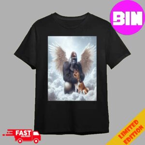 Og Doge Has Ascended To Heaven To Be With His Friend Harambe Unisex Essentials T-Shirt