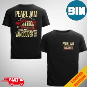 Pear Jam With Deep Sea Diver May 06 2024 Vancouver BC Rogers Arena Two Sides T-Shirt
