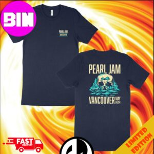 Pearl Jam The Dark Matter World Tour 2024 Deep Sea Drive On May 4 At Rogers in Vancouver At British Columbia Two Sides T-Shirt