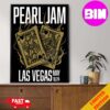 Pearl Jam With Deep Sea Diver Poster Night 1 At MGM Grand Garden Arena On May 18th In Las Vegas Nevada Las Vegas 2024 N2 By Munk One Home Decor Poster Canvas