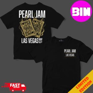 Pearl Jam With Deep Sea Diver Official Poster Night 1 At MGM Grand Garden Arena On May 18th In Las Vegas Nevada Las Vegas 2024 N2 By Munk One Two Sides Unisex Shirt