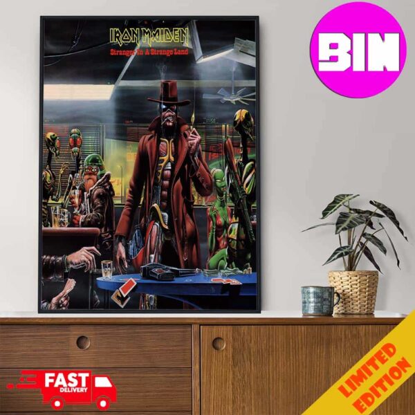 Poster Iron Maiden Stranger In A Strange Land Fan Gifts Home Decor Poster Canvas