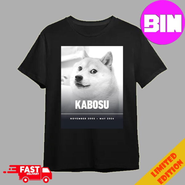 RIP Kabosu Inspired Countless Doge Memes Has Died Aged 18 Unisex T-Shirt