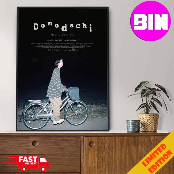 RM Release The New Music Video For Domodachi ft Little Simz In 2024 Home Decor Poster Canvas