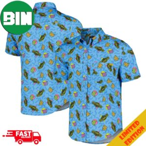 RSVLTS Blue WrestleMania KUNUFLEX 90s Design Hawaiian Shirt