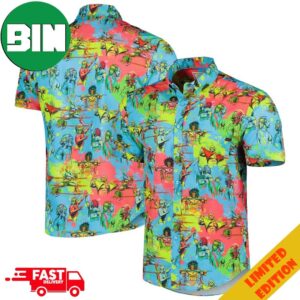 RSVLTS Light Blue Hulk Hogan vs Ultimate Warrior Hawaiian Shirt