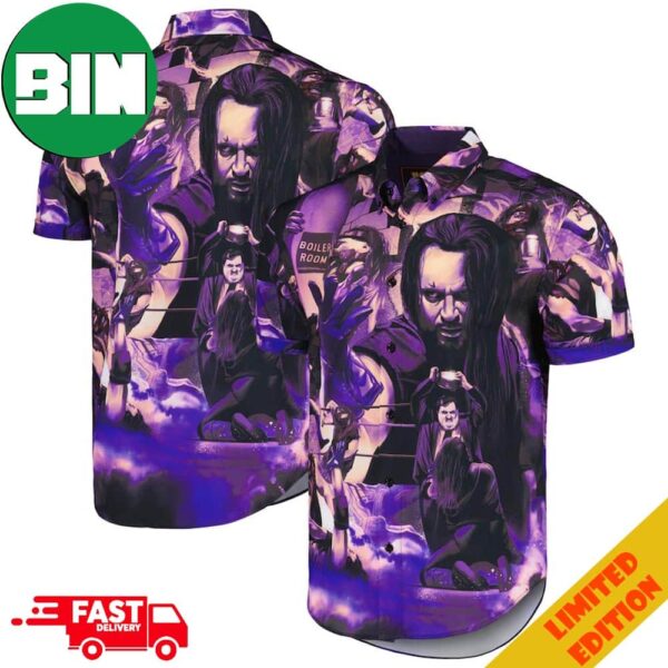 RSVLTS Purple The Undertaker vs Mankind Boiler Room Brawl KUNUFLEX Hawaiian Shirt