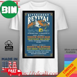 Riverfront Revival Charleston SC 2024 Poster T-Shirt