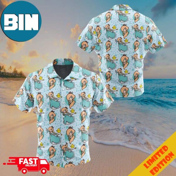 Rosalina Super Mario Bros Button Up ANIMEAPE Hawaiian Shirt