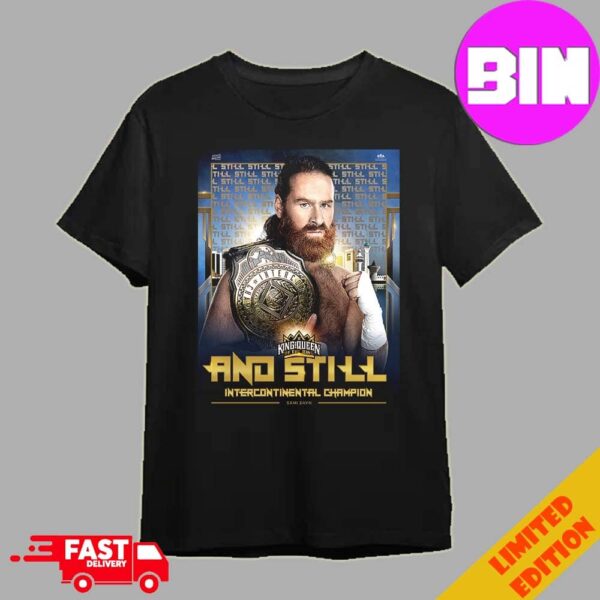 Sammi Zayn Intercontinental Champion WWE King And Queen Of The Ring 2024 Essentials T-Shirt