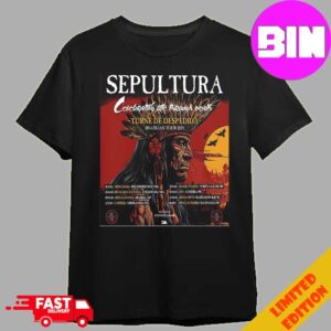 Sepultura Cevebrating Through Death Turne De Despedida Brazilian Tour 2024 Schedule List Date Unisex Essentials T-Shirt
