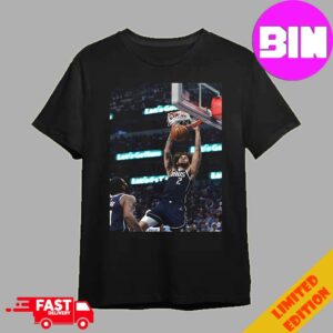 Short Moment NBA 2024 Poster Dereck Lively II Slam Dunk In Battle Minnesota Timberwolves Vs Dallas Mavericks Essentials T-Shirt