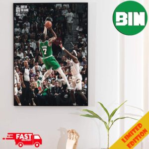 Shot Of The Game Jayson Tatum Boston Celtics Jump Shot Best Moment May 14 2024 vs Cleveland Cavaliers Poster Canvas