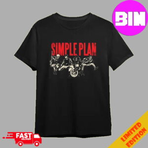 Simple Plan Live Skeleton Unisex Essentials T-Shirt