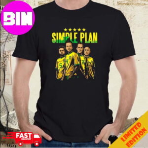 Simple Plan Soccer Brazil Unisex T-Shirt