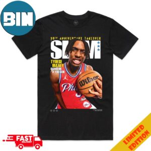 Slam 248 30th Anniversary Takeover Cover Star Tyrese Maxey Catch Me If You Can Unisex T-Shirt