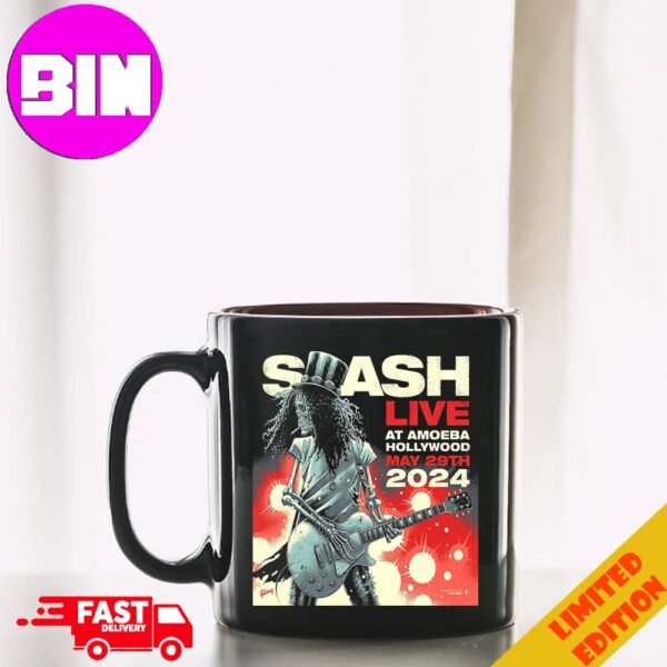 Slash Live At Amoeba Hollywood May 29th 2024 Designed By Luke Preece Limited Edtion T-Shirt