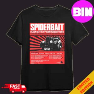 Spiderbait Tour 2024 Black Betty 20th Anniversary Tour Schedule List Date Unisex Essentials T-Shirt