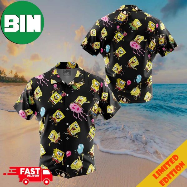 Spongebob Mood Spongebob Squarepants Button Up ANIMEAPE Hawaiian Shirt