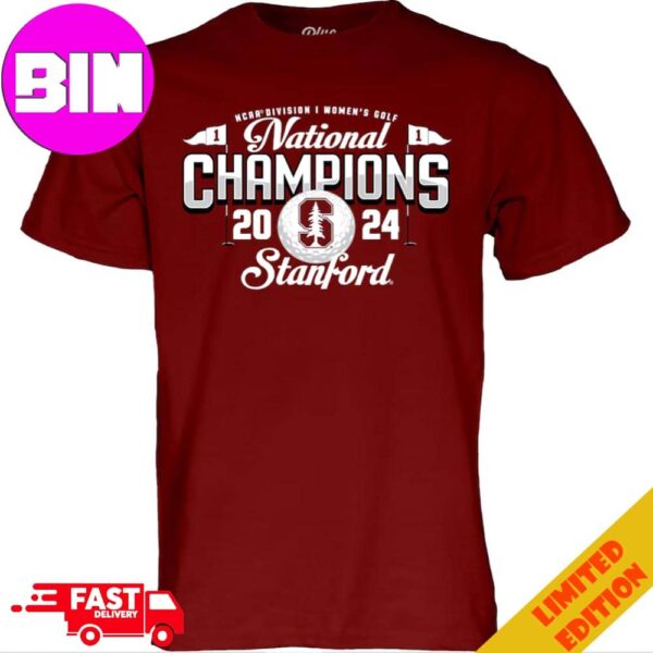 Stanford Cardinal Blue 84 Unisex 2024 NCAA Women’s Golf National Champions Unisex T-Shirt