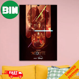 Star Wars The Acolyte On Disney Plus May 4th Be With You 2024 Home Decorations Poster Canvas