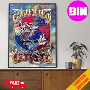 Taylor Rushing’s Limited Edition Release Commemorates The Grateful Dead’s Six-Show Run At The Capitol Theatre From November 5-8 1970 Home Decor Poster Canvas