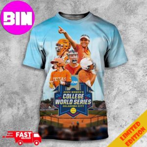 Texas Softball Champion NCAA 2024 Women’s College World Series Oklahoma City Baseball All Over Print Unisex T-Shirt